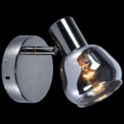 Бра Reluce 60W Е14 стекло 05960-0.8-01 PEARL BK (DARK CHROME)