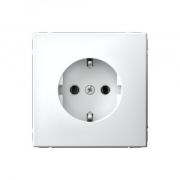 Розетка СУ 1-м ARTGALLERY (мех.) с/з 16А белый GAL000143