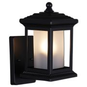 Светильник-фонарь настенный Reluce 40W Е27 IP44 металл черный 08288-9.2-001U BK