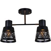 Светильник Reluce Е27 40W*2 металл/черный/золото 06074-3.3-02 BK+FG