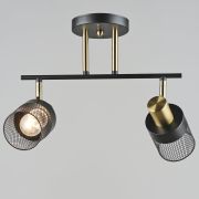 Светильник Reluce Е14*2 черный/медь 06239-0.8-02 BK+COP