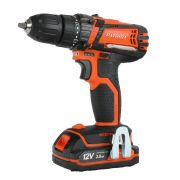 Дрель-шуруповерт аккумуляторная PATRIOT BR 101ES, одна АКБ Li-Ion 12В, 2,0 Ач, 2 скорости, коробка