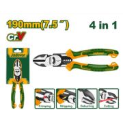 Бокорезы 190мм многофункциональные 4в1 JADEVER JDPL3778