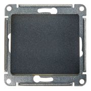 Выключатель СУ 1-кл Глосса (мех.) антрацит