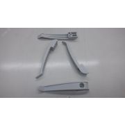 Держатель кабеля односторонний для прямого монтажа серый Промрукав