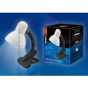 Светильник настольный прищепка белый Uniel TLI-206 60W E27