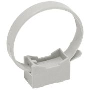 Держатель хомутный для труб со стяжкой CFF1 d32-63 сер.