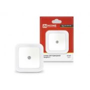 Ночник IN HOME NLE 03-SW-DS с датч. КВАДРАТ белый