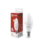 Лампa E14 8W 4000K C37 свеча ASD/InHome