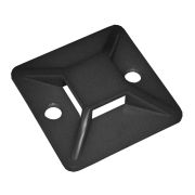 Площадка самокл. 20х20 черная под хомуты (уп.100шт) ИЭК