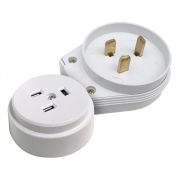 Разъем РШ-ВШ ОУ 32А 1ф 250В 2P+PE ASD/InHome белый 9123 0205