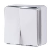 Выключатель ОУ 2-кл бел. Gallant W5020001