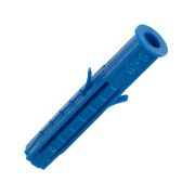 Дюбель распорный 6*40 с бортом синий чапай