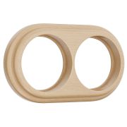 Рамка 2-м Веркель Legend светлый бук