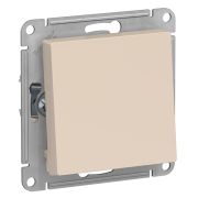 Переключатель СУ 1-кл Атлас (мех.) проходн. крем (261)