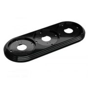 Ретро «Усадьба» Рамка 3-местная пласт ЧЕРНЫЙ