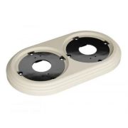 Ретро «Усадьба» Рамка 2-местная пласт СЛОНОВАЯ КОСТЬ