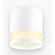 Светильник спот EKS ART GLASS под GX53 IP20 83*90мм белый