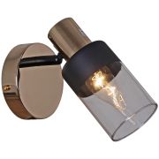 Бра Reluce 40W Е14 черный/золото 05903-0.8-01 BK+FGD