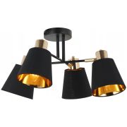 Светильник-люстра ILLUMICO Е14 40W*4 черный/золото IL6116-4COU-79 BK GD Abelie