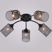 Светильник-люстра Reluce Е27 60W*5 металл черный 01624-0.3-05 BK