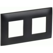Рамка 2-м SKANDY SK-F02Bl черный ИЭК