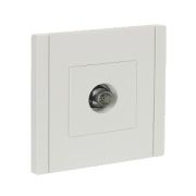 Розетка СУ TV оконечная FP228 белый FORTE&PIANO ИЭК