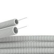 Труба ПВХ гофр. d25 (уп.50м) ДКС серая