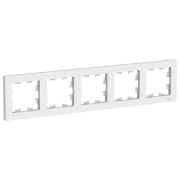 Рамка 5-м Атлас белый (105)