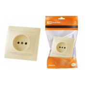 Розетка СУ 1-м б/з 10А ТДМ Таймыр сл. кость