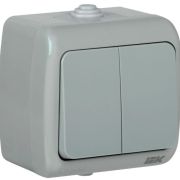 Выключатель ОУ 2-кл Акватик IP54 ВС-20-2-0-А ИЭК